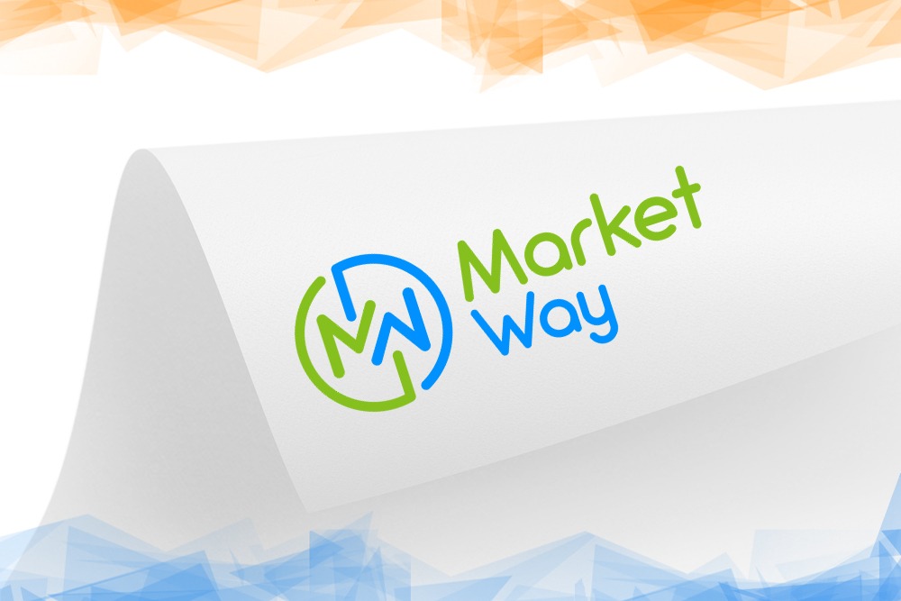 Дизайн логотипа для «Marketway» вид 1