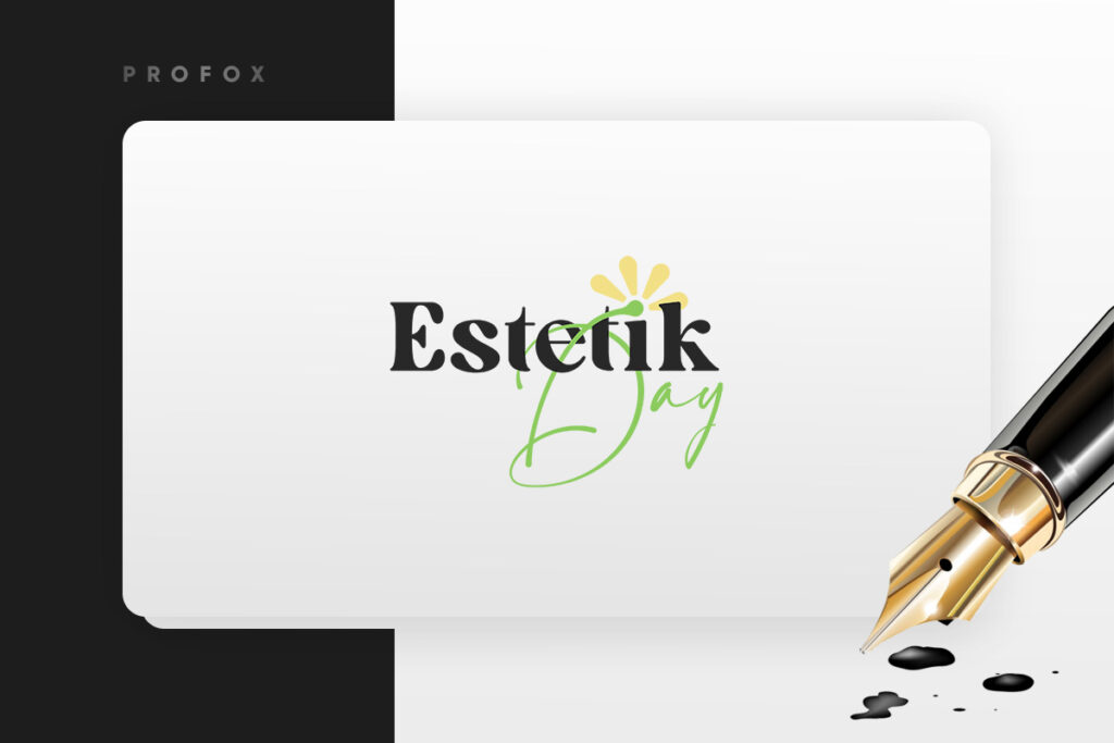 Дизайн логотипа для «Estetik Day» вид 1