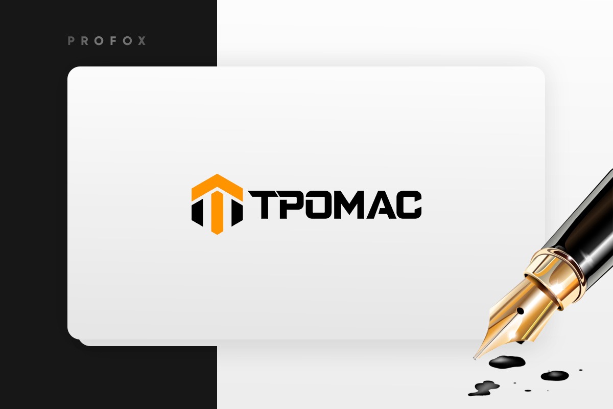 Дизайн логотипа для бренда «Тромас» вид 1
