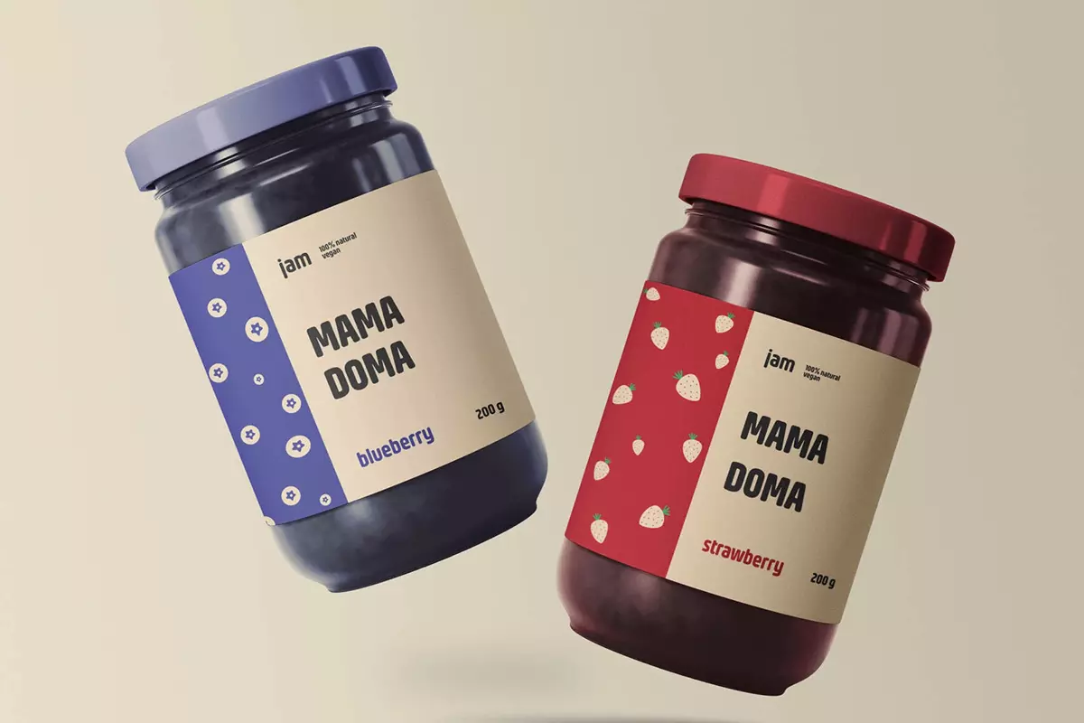 Разработали дизайн этикетки для «Jam»