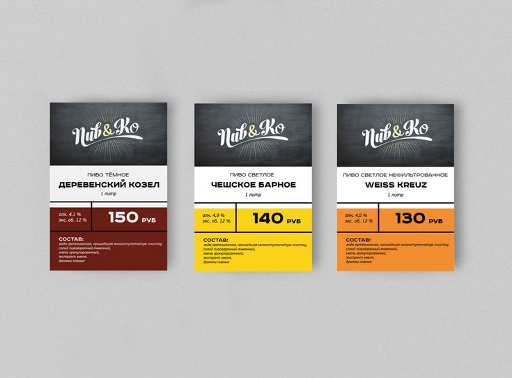 Дизайн ценника