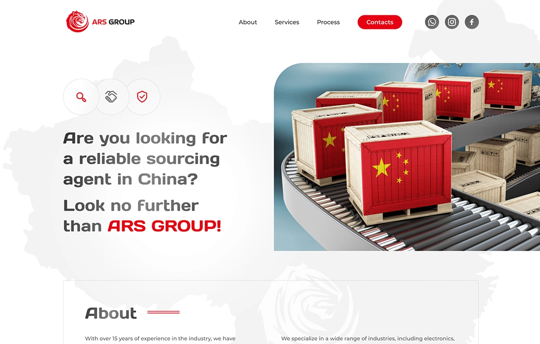 Разработка сайта для «Ars-group»